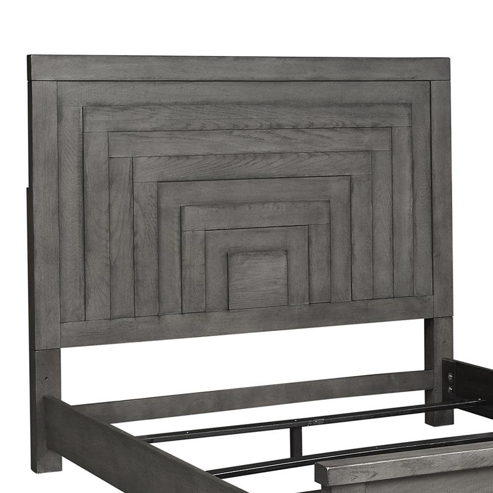 Modern Farmhouse King Panel Headboard - Dark Gray | W81 x D3 x H60 - Ethereal Company