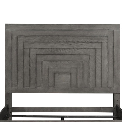 Modern Farmhouse King Panel Headboard - Dark Gray | W81 x D3 x H60 - Ethereal Company