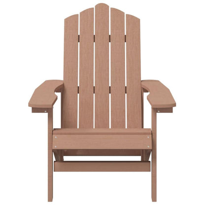 Patio Adirondack Chair HDPE Brown - Ethereal Company