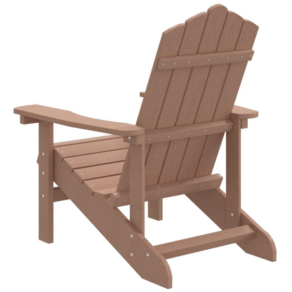 Patio Adirondack Chair HDPE Brown - Ethereal Company