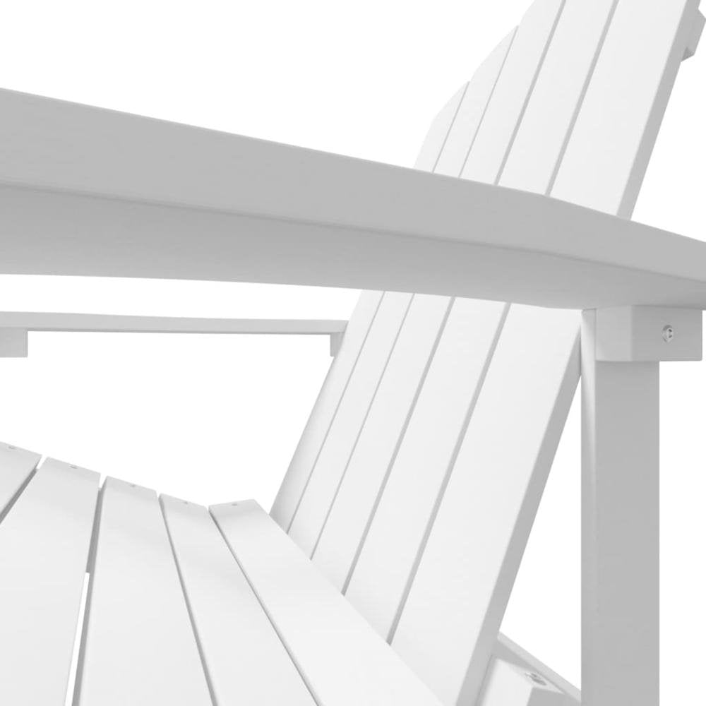 Patio Adirondack Chair HDPE White - Ethereal Company