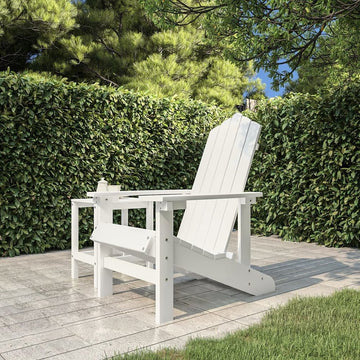 Patio Adirondack Chair HDPE White - Ethereal Company