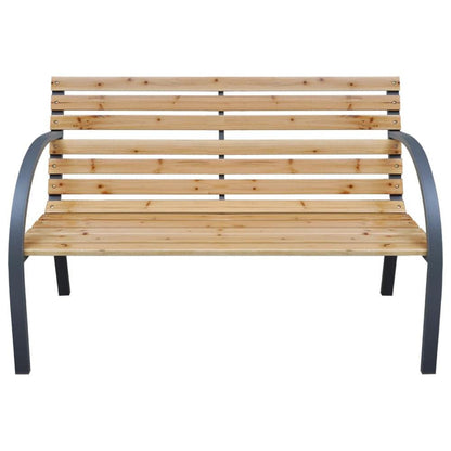Patio Bench 44.1&quot; Solid Wood Fir - Ethereal Company