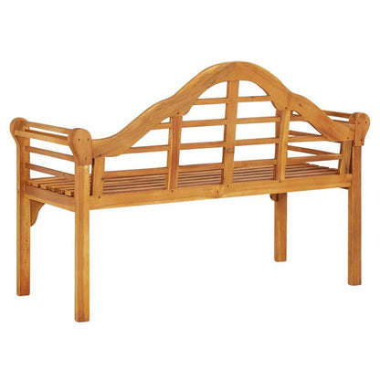 Patio Bench 49.2&quot; Solid Wood Acacia - Ethereal Company