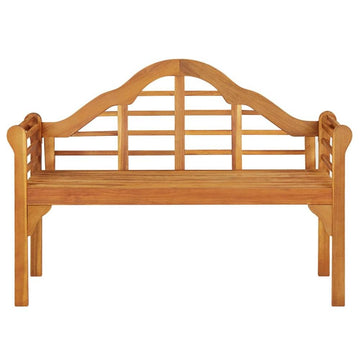 Patio Bench 49.2&quot; Solid Wood Acacia - Ethereal Company