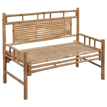 Patio Bench with Cushion 47.2&