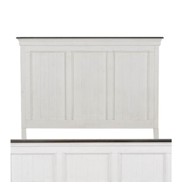 Queen Panel Headboard Cottage, White - Ethereal Company