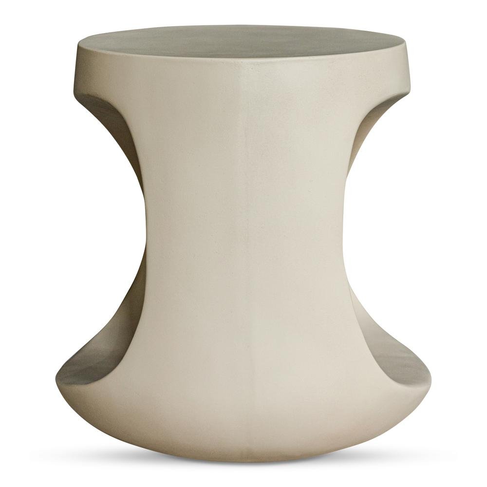 Rothko Outdoor Stool Cream - Stylish and Versatile Seating for Indoor and Outdoor Use - Ethereal Company