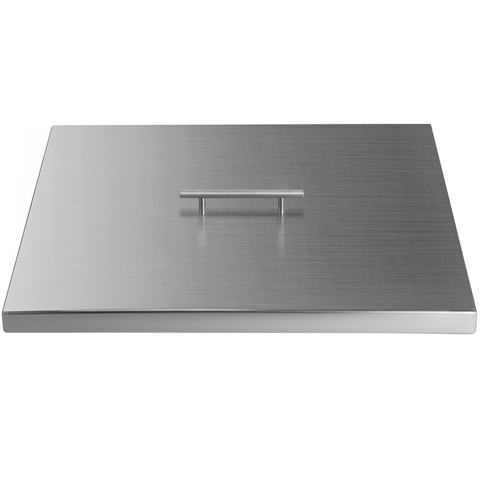 VEVOR Fire Pit Lid 27 x 27 Inch 1.5mm Thick 430 Stainless Steel Fire Pit Burner Cover Square Fire Pit Lid for Drop - in Fire Pit Pan - Ethereal Company