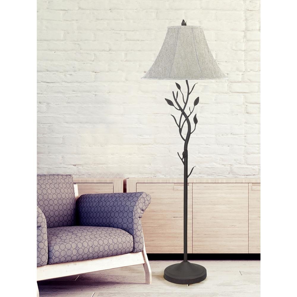 3Way Hand Forged Iron Floor Lamp - Ethereal Company