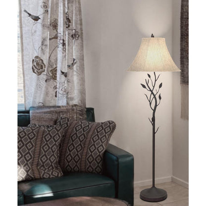 3Way Hand Forged Iron Floor Lamp - Ethereal Company