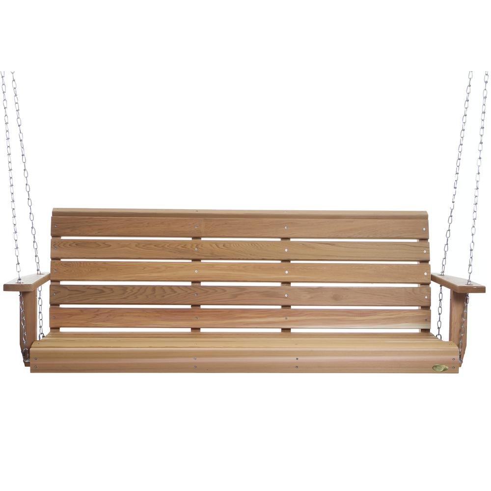 6-ft Porch Swing with Comfort Swing Springs - Ethereal Company