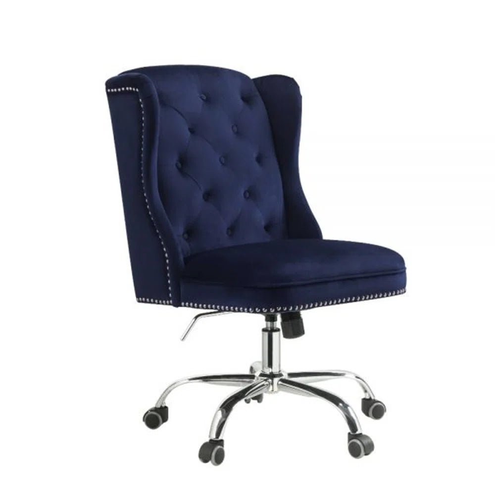 ACME Jamesia Office Chair - Midnight Blue Velvet - Ethereal Company