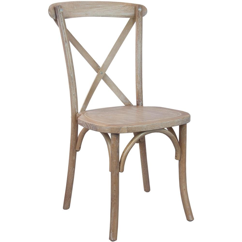 Advantage Driftwood X-Back Chair - Ethereal Company