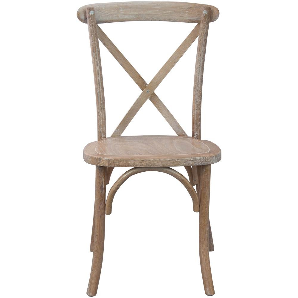 Advantage Driftwood X-Back Chair - Ethereal Company