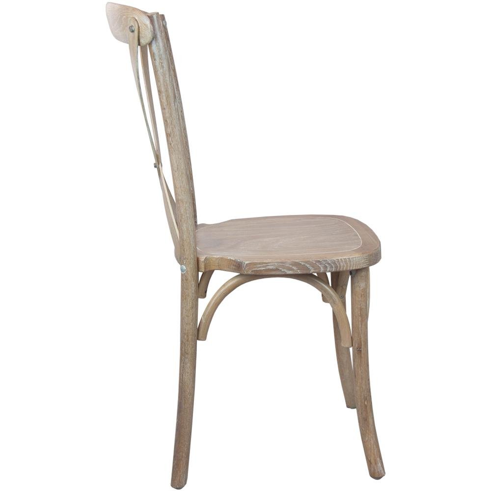 Advantage Driftwood X-Back Chair - Ethereal Company