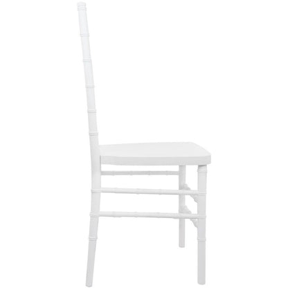 Advantage White Resin Chiavari Chair - Ethereal Company