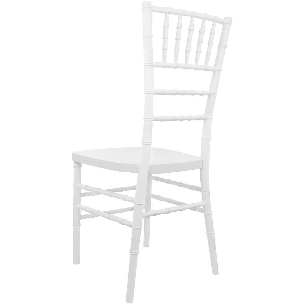 Advantage White Resin Chiavari Chair - Ethereal Company