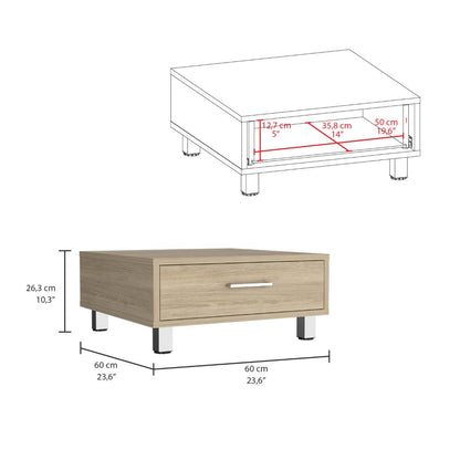 Albuquerque Coffee Table - Light Pine Finish - Ethereal Company