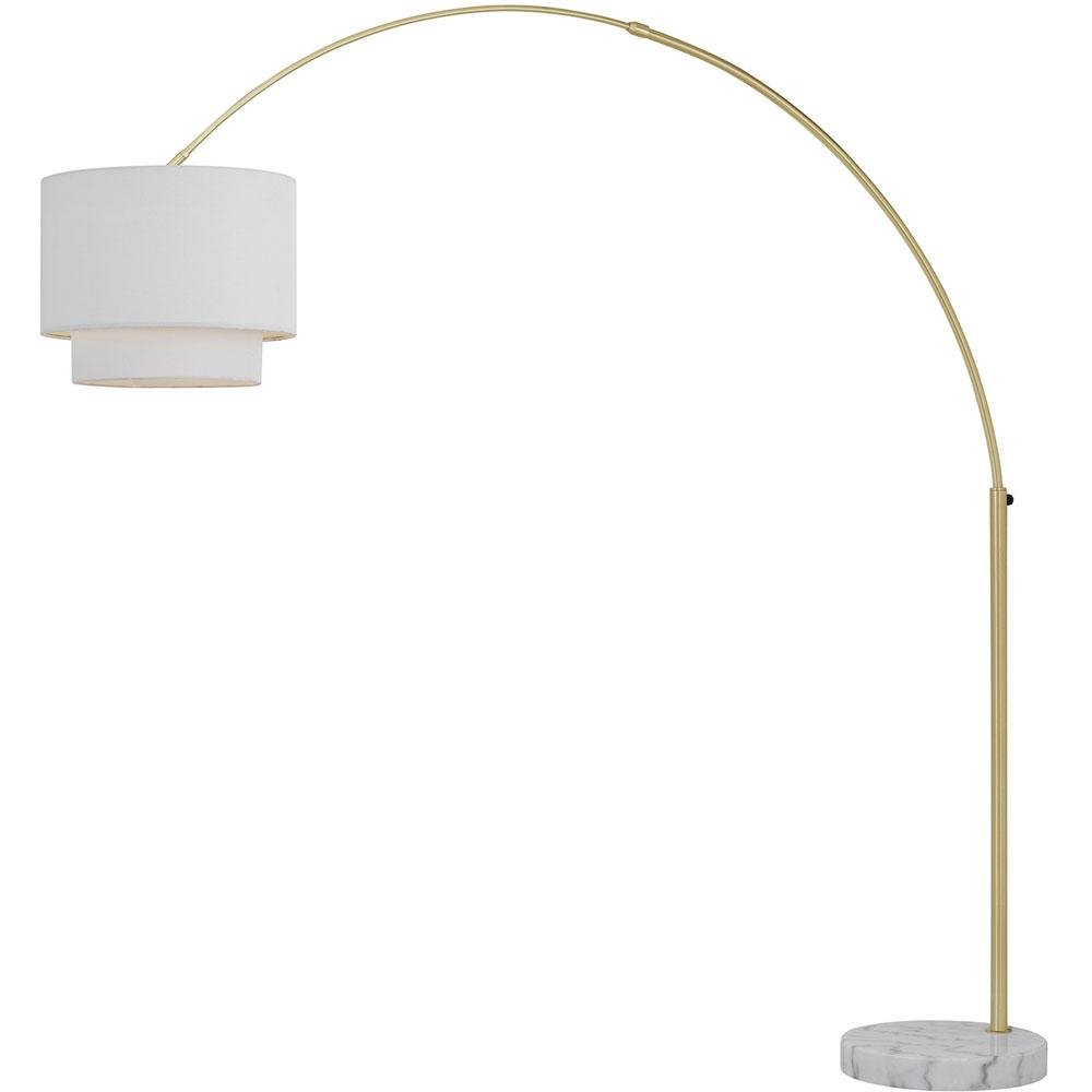 Arched Floor Lamp w/ Fabric Shade - Ethereal Company