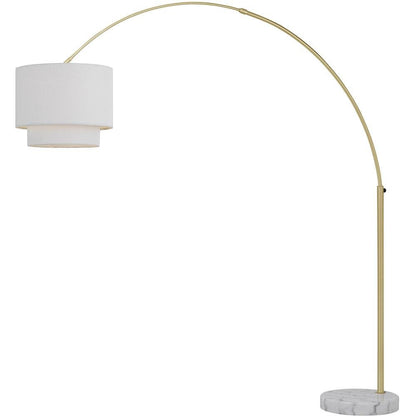 Arched Floor Lamp w/ Fabric Shade - Ethereal Company