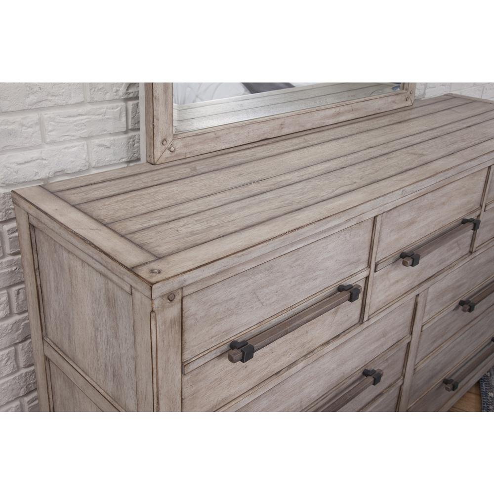 Aurora Whitewashed Dresser - Ethereal Company