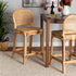 bali & pari Adrena Modern Bohemian Natural Brown Rattan Counter Stool - Ethereal Company