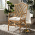 Bali & Pari Delta Modern and Contemporary Natural Finished Rattan Dining Chair - Ethereal Company