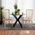 bali & pari Doria Modern Bohemian Natural Brown Rattan 2-Piece Dining Chair Set - Ethereal Company