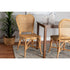 bali & pari Irene Modern Bohemian Natural Rattan Dining Chair - Ethereal Company