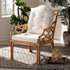 Bali & Pari Sonia Modern and Contemporary Natural Finished Rattan Armchair - Ethereal Company