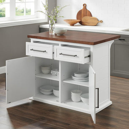 Bartlett Wood Top Kitchen Island - Ethereal Company