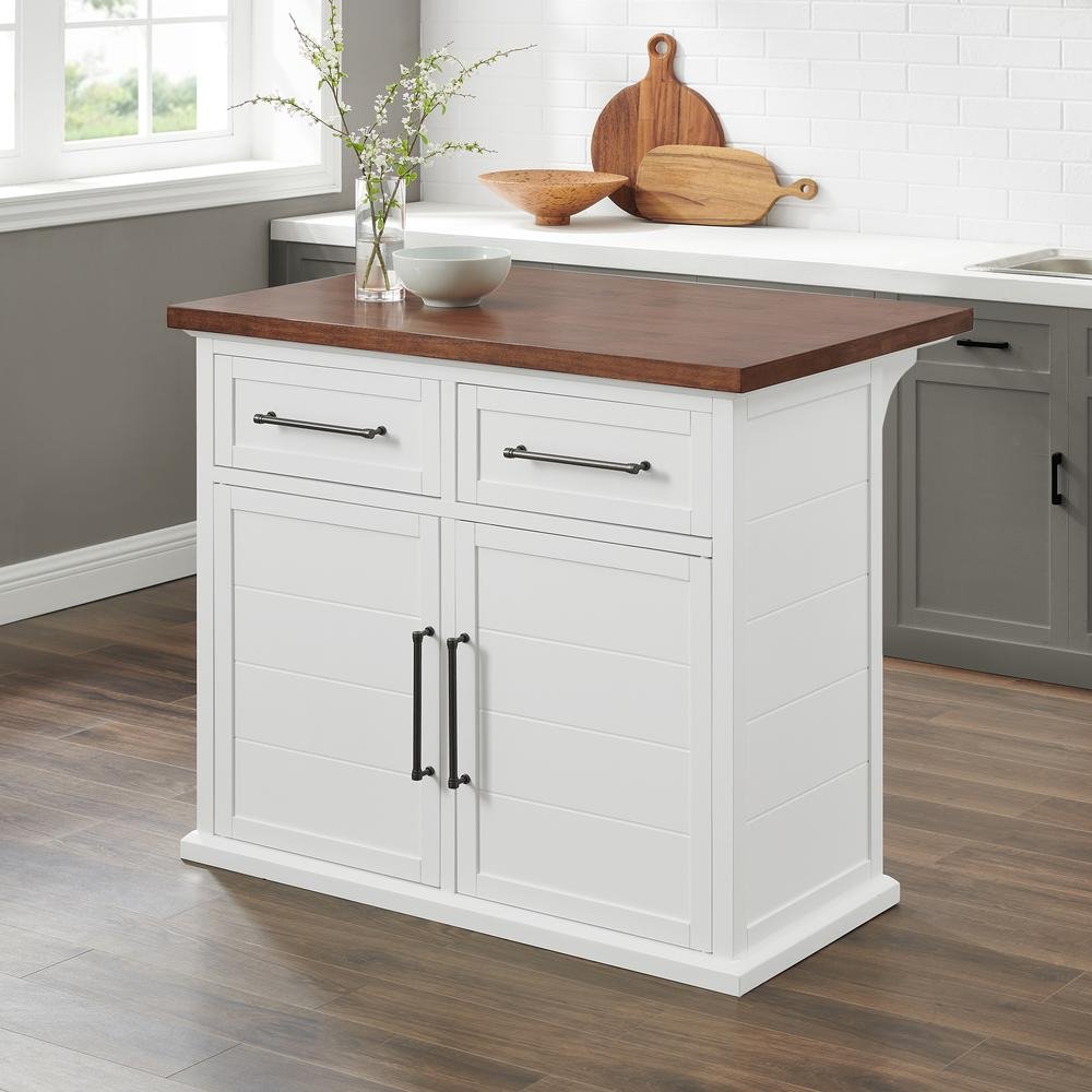 Bartlett Wood Top Kitchen Island - Ethereal Company