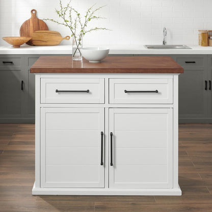 Bartlett Wood Top Kitchen Island - Ethereal Company