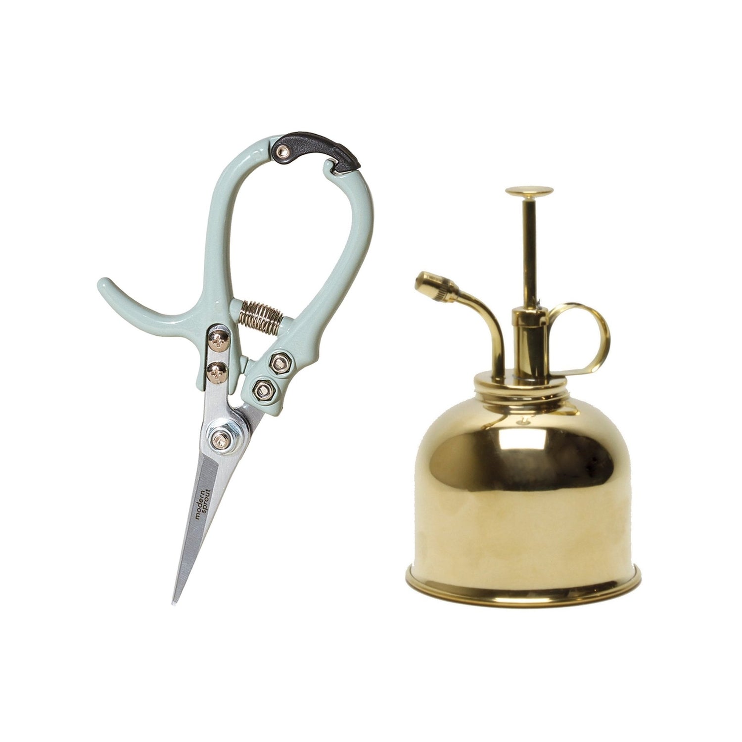 Brass Plant Mister + Pruning Shears - Ethereal Company