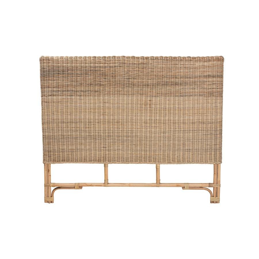 Cantara Bohemian Rattan Queen Size Standalone Headboard - Ethereal Company