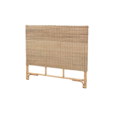 Cantara Bohemian Rattan Queen Size Standalone Headboard - Ethereal Company