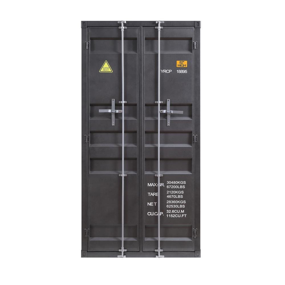 Cargo Wardrobe (Double Door), Gunmetal - Ethereal Company