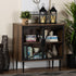 Carter SideBoard - Walnut Brown Finished Wood & Black Metal - Ethereal Company