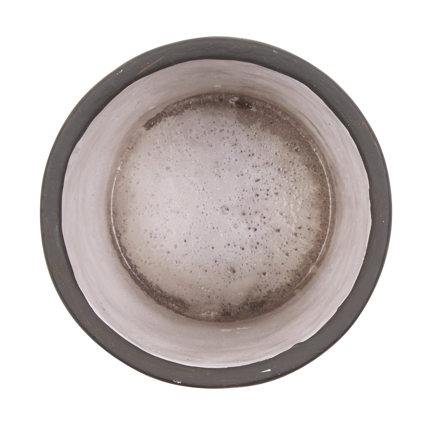 Cement Flower Pot Set - Dark Gray Lattice Design - Ethereal Company