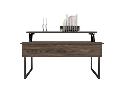 Cessar Lift Top Coffee Table - Dark Walnut Finish - Ethereal Company