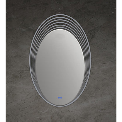Chloe Lighting SPECULO Back Lit LED Mirror 24&quot; Wide - Ethereal Company