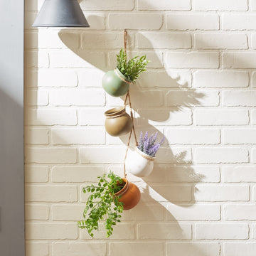 Dangling Pots Decor in Earth Tones - Ethereal Company