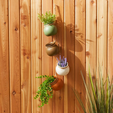 Dangling Pots Decor in Earth Tones - Ethereal Company
