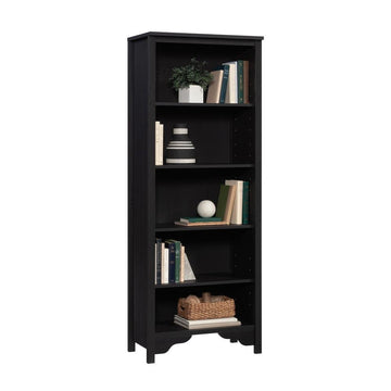 Dawson Trail 5 Shelf Bookcase - Raven Oak - Ethereal Company