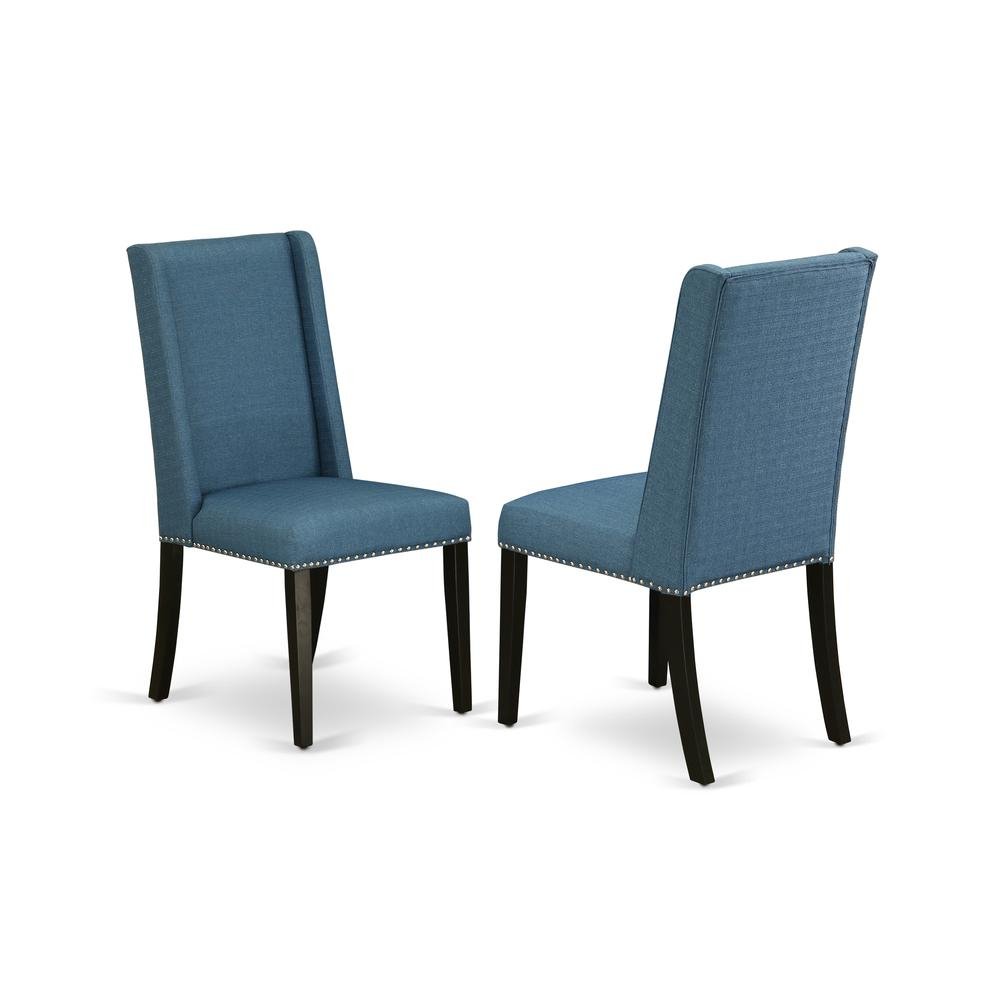 Dining Chair Black, FLP1T21 - Ethereal Company