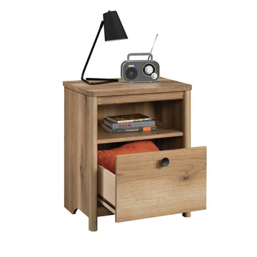 Dover Edge Night Stand - Timber Oak - Ethereal Company