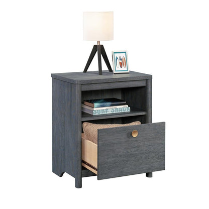 Dover Edge Nightstand - Denim Oak - Ethereal Company