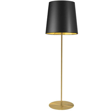 Drum Floor Lamp w/ Jtone Black &amp; Gold - Ethereal Company