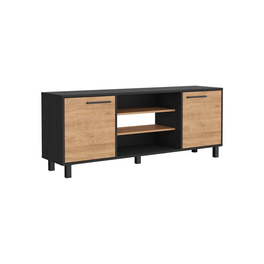 Egeo Tv Stand for TV´s up 60&quot;, Two Cabinets, Three Shelves, Five Legs, Four Shelves - Ethereal Company